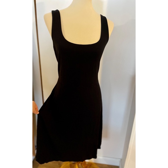 NWT Black Old Navy A-Line Midi Dress - XL - Picture 3 of 10